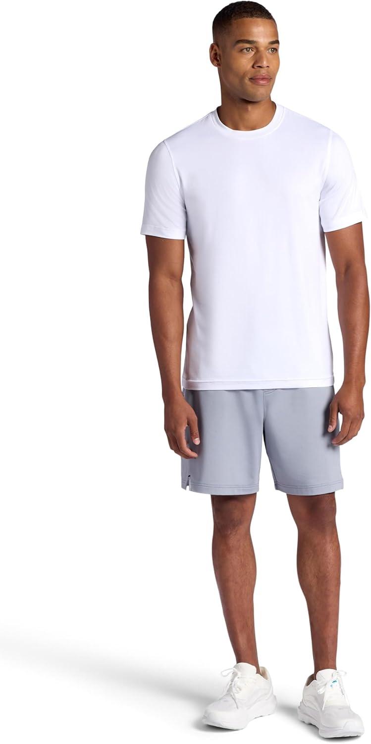 imageGaiam Mens Hero 7 Short Standard Fit Stretch Midweight Terry MaterialSleet