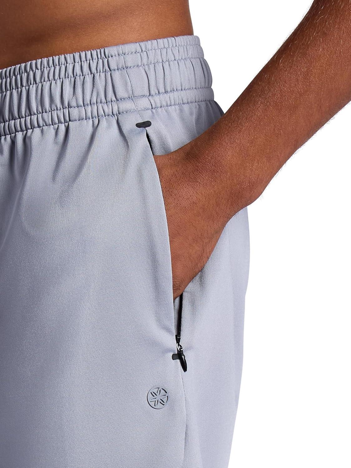 imageGaiam Mens Hero 7 Short Standard Fit Stretch Midweight Terry MaterialSleet