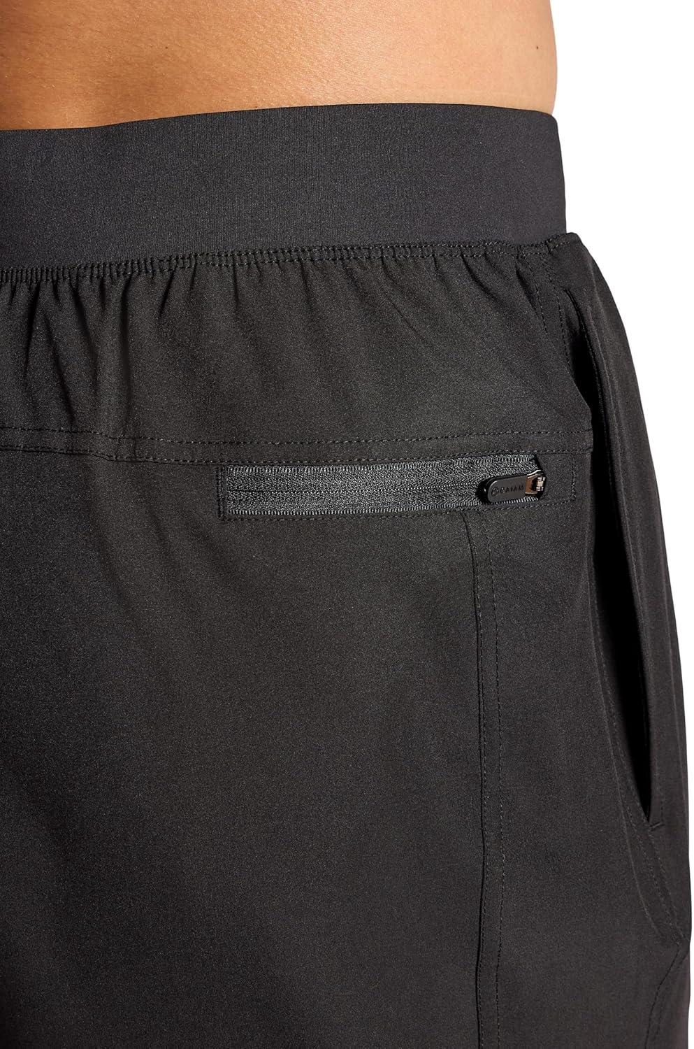 imageGaiam Mens Upside 5 Short Standard Fit Stretch Lightweight Material MoistureWickingBlack