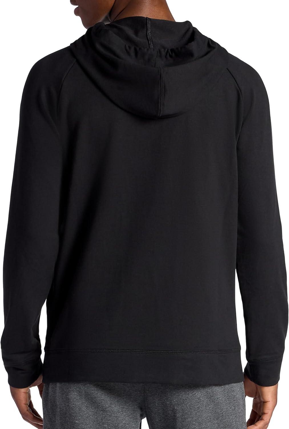 imageGaiam mens Lotus Oblong Hoodie Relaxed Fit Stretch Heavyweight Terry MaterialBlack