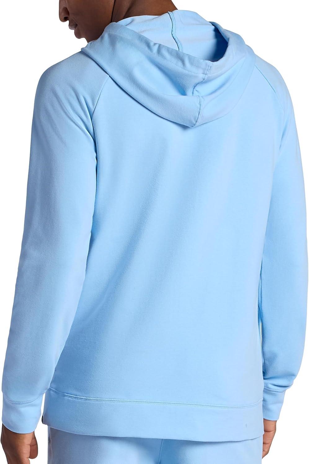 imageGaiam mens Lotus Oblong Hoodie Relaxed Fit Stretch Heavyweight Terry MaterialPlacid Blue