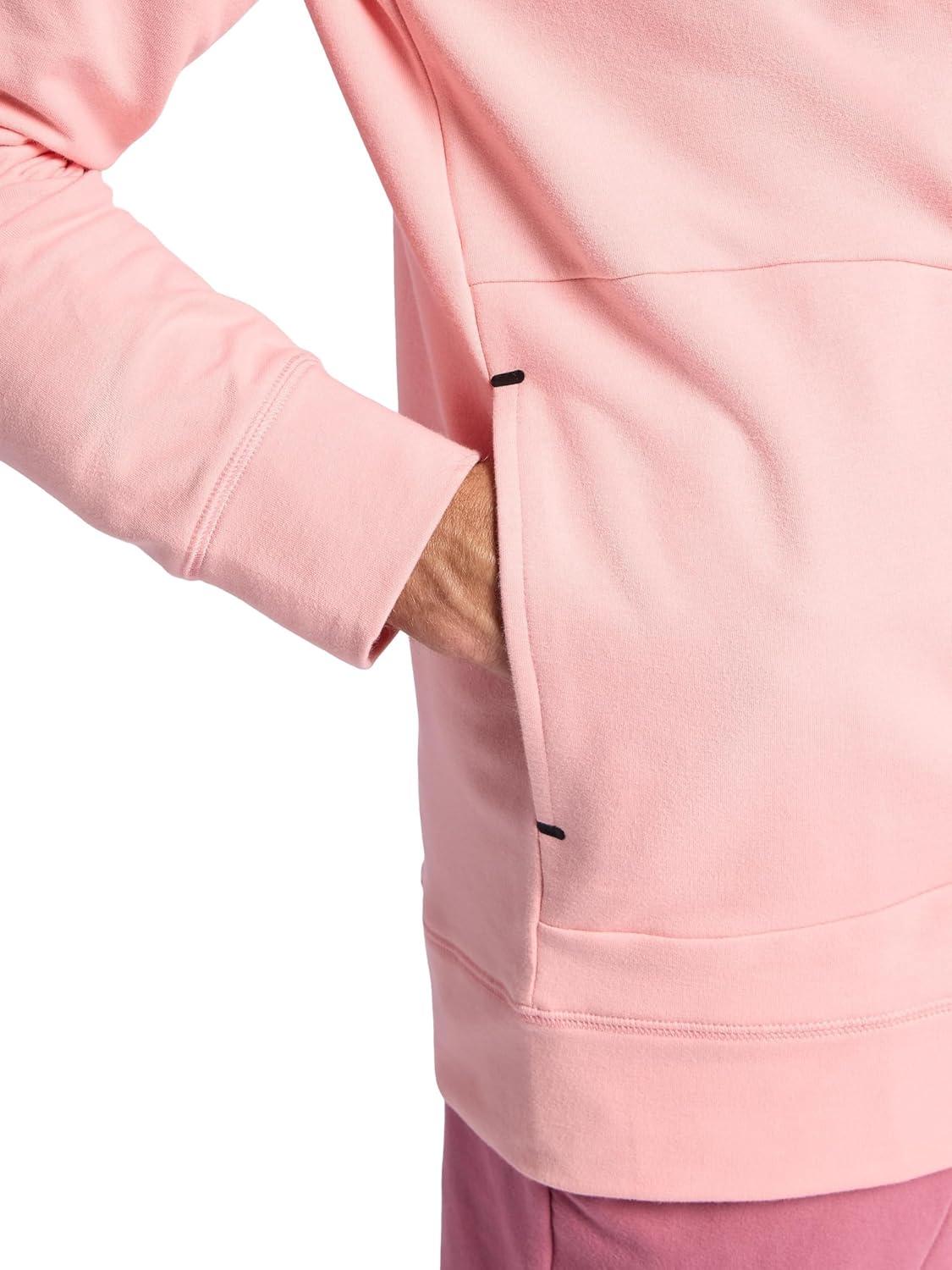imageGaiam mens Lotus Oblong Hoodie Relaxed Fit Stretch Heavyweight Terry MaterialQuartz Pink