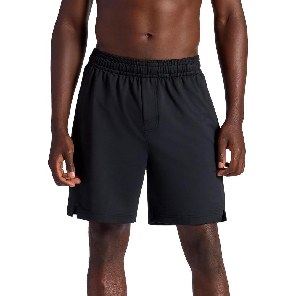 imageGaiam Mens Hero 7 Short Standard Fit Stretch Midweight Terry MaterialBlack