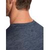 Gaiam Mens Bliss Balance Long Sleeve Henley, Standard Fit, Stretch Midweight Material(Cool Grey Heather)