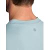 Gaiam Mens Bliss Balance Long Sleeve Henley, Standard Fit, Stretch Midweight Material(Slate)