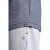 Gaiam Mens Breathe Ease Short Sleeve Crewneck Top, Standard Fit, Stretch Heavyweight Performance Material(Cool Grey Heather)