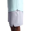 Gaiam Mens Breathe Ease Short Sleeve Crewneck Top, Standard Fit, Stretch Heavyweight Performance Material(Pastel Turquoise Heather)