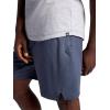 Gaiam Mens Breathe Ease Short Sleeve Crewneck Top, Standard Fit, Stretch Heavyweight Performance Material(Sleet Heather)