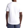 Gaiam Mens Breathe Ease Short Sleeve Crewneck Top, Standard Fit, Stretch Heavyweight Performance Material(Stark White)