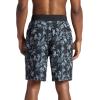 Gaiam Mens Chi 9” Short, Standard Fit, Stretch Lightweight Material, Moisture-Wicking(Black)