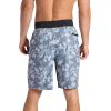 Gaiam Mens Chi 9” Short, Standard Fit, Stretch Lightweight Material, Moisture-Wicking(Grey)