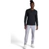 Gaiam Mens Commuter Long Sleeve Henley Shirt, Standard Fit, Stretch Midweight Material(Black)