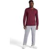 Gaiam Mens Commuter Long Sleeve Henley Shirt, Standard Fit, Stretch Midweight Material(Port Royale Heather)
