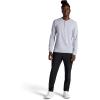 Gaiam Mens Commuter Long Sleeve Henley Shirt, Standard Fit, Stretch Midweight Material(Sleet Heather)