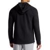 Gaiam Men’s Flow State Long Sleeve Cowl Neck Hoodie, Standard Fit, Stretch Midweight Material(Black)