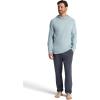 Gaiam Men’s Flow State Long Sleeve Cowl Neck Hoodie, Standard Fit, Stretch Midweight Material(Slate)