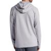 Gaiam Men’s Flow State Long Sleeve Cowl Neck Hoodie, Standard Fit, Stretch Midweight Material(Sleet)