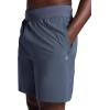 Gaiam Mens Hatha 2.0 7” Short, Standard Fit, Stretch Lightweight Material, Moisture-Wicking(Cool Grey)