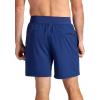 Gaiam Mens Hatha 2.0 7” Short, Standard Fit, Stretch Lightweight Material, Moisture-Wicking(Medieval Blue)