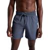 Gaiam Mens Hatha 7” Short, Standard Fit, Stretch Lightweight Material, Moisture-Wicking(Cool Grey)