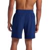 Gaiam Mens Hatha 7” Short, Standard Fit, Stretch Lightweight Material, Moisture-Wicking(Medieval Blue)
