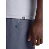 Gaiam Mens Stretch Tech T-Shirt with Pocket, Standard Fit, Stretch Midweight Material(Sleet)