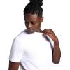 Gaiam Mens Stretch Tech T-Shirt with Pocket, Standard Fit, Stretch Midweight Material(Stark White)