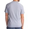 Gaiam Mens Supine Crewneck Top, Relaxed Fit, Stretch Midweight Material(Sleet)