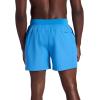 Gaiam Mens Upside 5” Short, Standard Fit, Stretch Lightweight Material, Moisture-Wicking(Campanula)