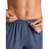 Gaiam Mens Upside 5” Short, Standard Fit, Stretch Lightweight Material, Moisture-Wicking(Cool Grey)