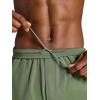 Gaiam Mens Upside 5” Short, Standard Fit, Stretch Lightweight Material, Moisture-Wicking(Duck Green)