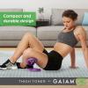 Gaiam Thigh Toner – Versatile Workout Equipment Exerciser for Toning Hips, Thighs, and Glutes – Durable, Lightweight, and Portable with Padded Handles