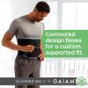 Gaiam Waist Trainer for Women and Men – Adjustable Slimmer Belt and Sweat Band for Lower-Back Support and Activated Core(10-inch (Blue))