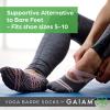 Gaiam Womens Modern 05-63569, Black/Grey (2-pack), Small-Medium US