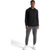 Gaiam mens Lotus Oblong Hoodie, Relaxed Fit, Stretch Heavyweight Terry Material(Black)