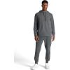 Gaiam mens Lotus Oblong Hoodie, Relaxed Fit, Stretch Heavyweight Terry Material(Charcoal Heather)