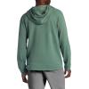 Gaiam mens Lotus Oblong Hoodie, Relaxed Fit, Stretch Heavyweight Terry Material(Duck Green)
