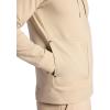 Gaiam mens Lotus Oblong Hoodie, Relaxed Fit, Stretch Heavyweight Terry Material(Humus)