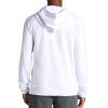 Gaiam mens Lotus Oblong Hoodie, Relaxed Fit, Stretch Heavyweight Terry Material(Stark White)
