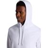 Gaiam mens Lotus Oblong Hoodie, Relaxed Fit, Stretch Heavyweight Terry Material(Stark White)