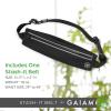 Gaiam unisex adult and Running Belt, Black, Large
