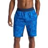 Gaiam Men’s Earth 9″ Short, Standard Fit, Stretch Lightweight Material, Moisture-Wicking(Classic Blue)