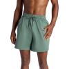 Gaiam Mens Everyday Basic 7” Short 2.0, Relaxed Fit, Stretch Midweight Material(Duck Green)