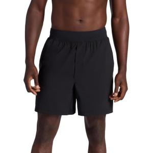Gaiam Mens Hatha 2.0 7” Short, Standard Fit, Stretch Lightweight Material, Moisture-Wicking(Black)