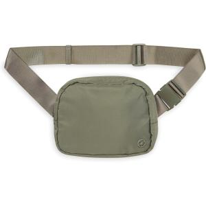Gaiam Sidekick Waist Pack – Storage Belt Bag for Women And Men – Adjustable Belt With Lightweight Pouch For The Gym & Studio(Olive)