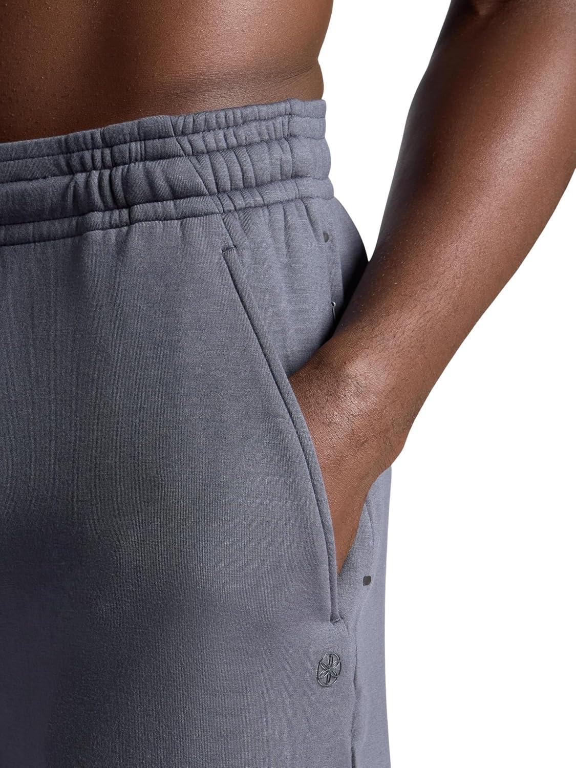 imageGaiam Mens Flow State 7 Short Relaxed Fit Stretch Lightweight MaterialCool Grey
