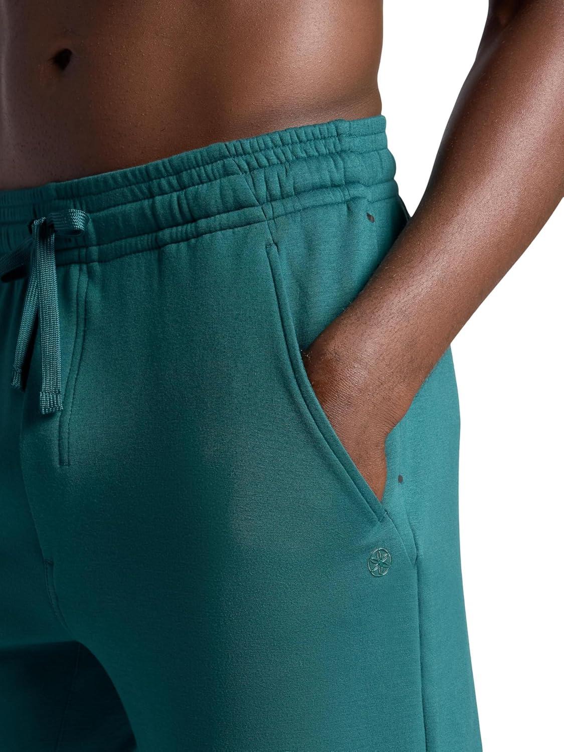 imageGaiam Mens Flow State 7 Short Relaxed Fit Stretch Lightweight MaterialDeep Teal