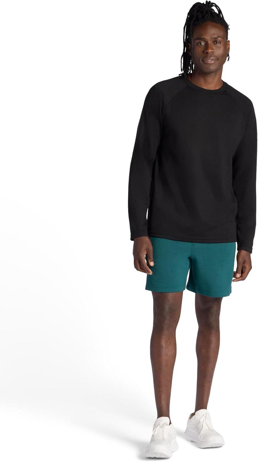 imageGaiam Mens Flow State 7 Short Relaxed Fit Stretch Lightweight MaterialDeep Teal
