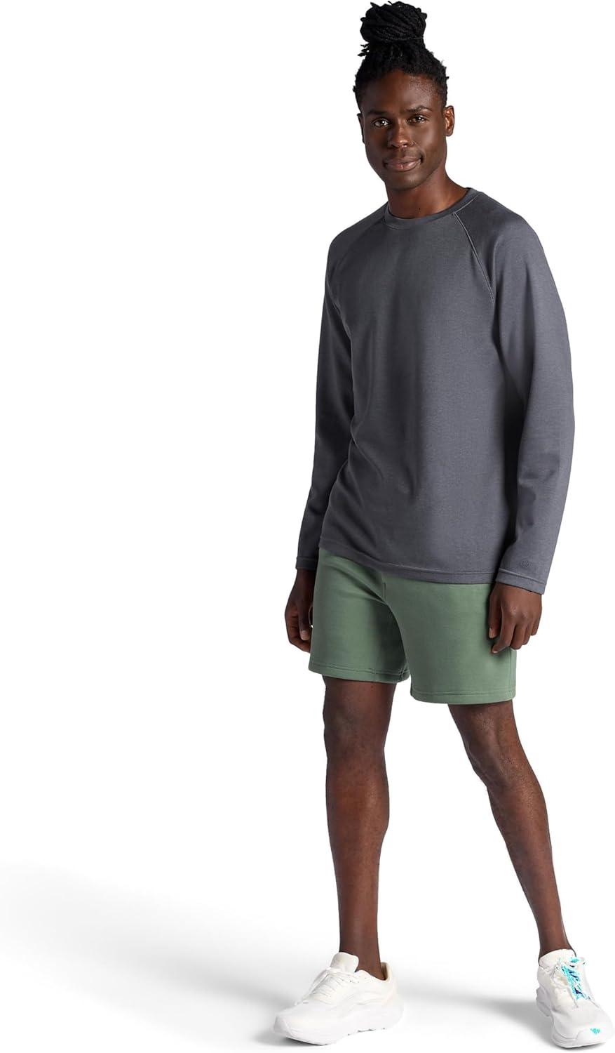 imageGaiam Mens Flow State 7 Short Relaxed Fit Stretch Lightweight MaterialDuck Green