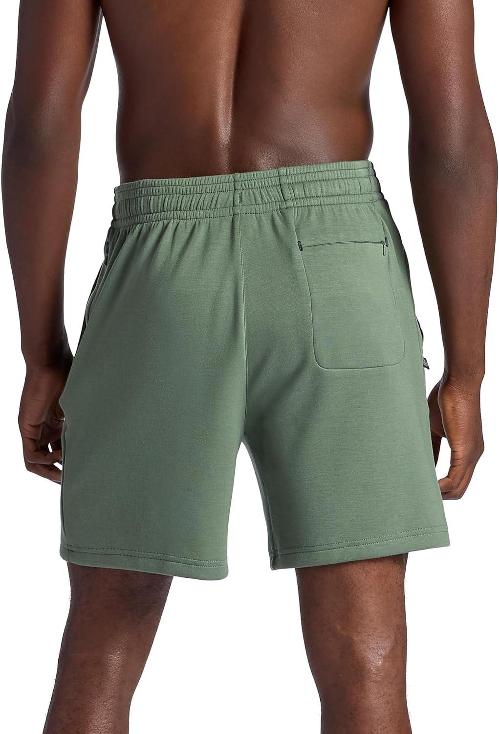 imageGaiam Mens Flow State 7 Short Relaxed Fit Stretch Lightweight MaterialDuck Green